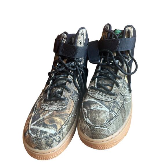 Realtree x Air Force 1 High Brown Camo-AO2410-001. Size:8 - Picture 3 of 7